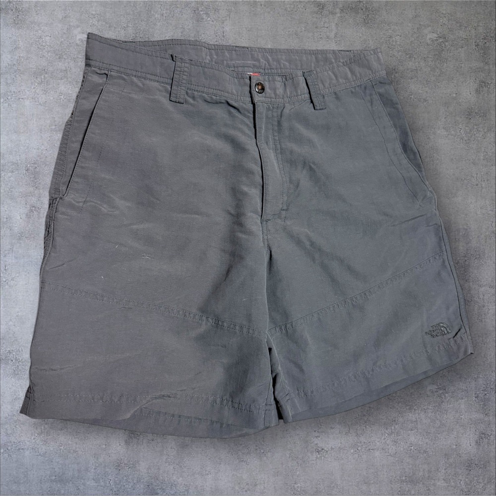 The North Face Shorts Men's 34 Gray Chino Hiking Outdoor Nylon